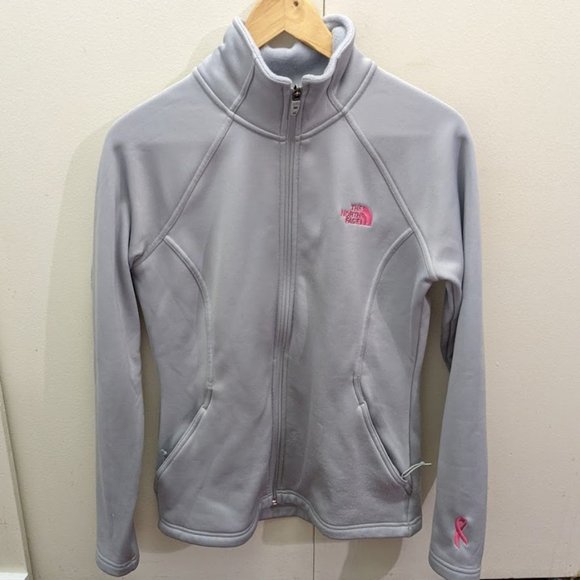 The North Face Zip Up Jacket (RARE Pink Ribbon) - Picture 2 of 4